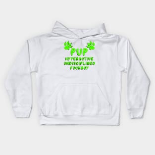 PUP - DEFINED GREEN Kids Hoodie